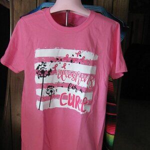 Breast Cancer Awareness Tshirt Gildan Soft-Style Azalea TShirt.